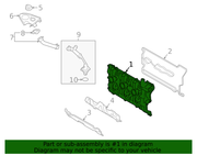 Genuine Porsche parts diagram