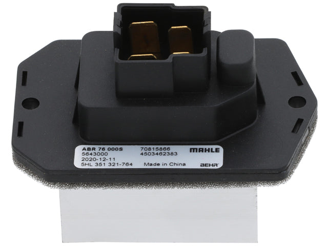 MAHLE BEHR Blower Motor Resistor - ABR 76 000S