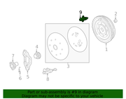 Genuine Porsche parts diagram