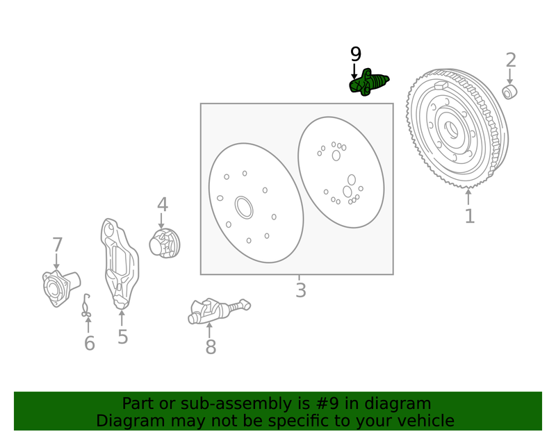 Genuine Porsche parts diagram