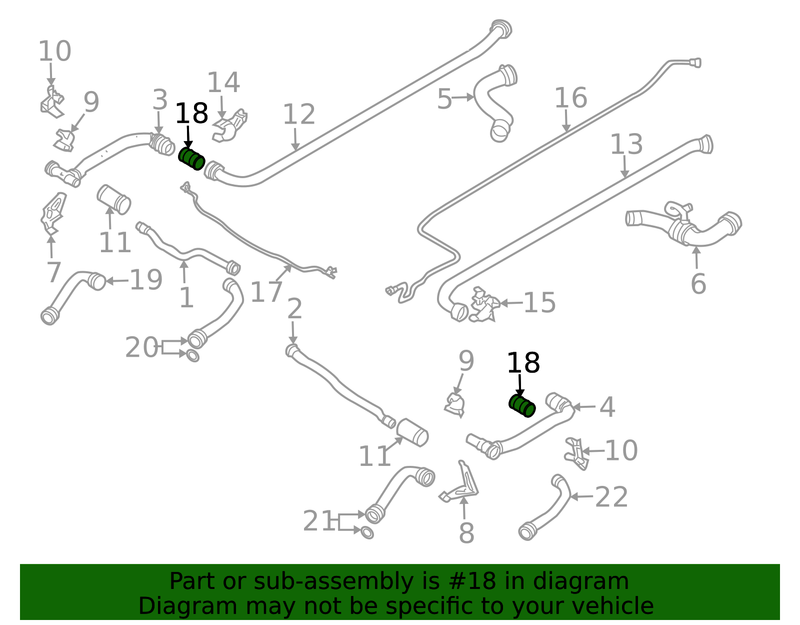 Genuine Porsche parts diagram