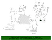 Genuine Porsche parts diagram