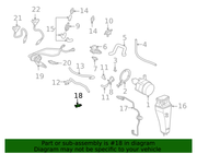 Genuine Porsche parts diagram