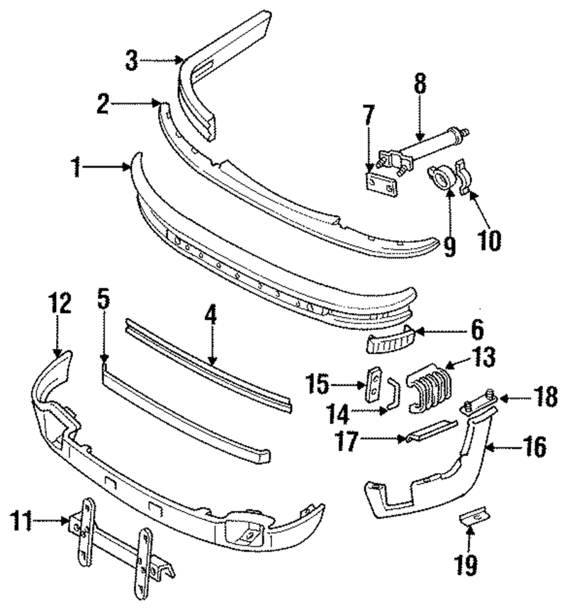 Genuine Porsche parts diagram