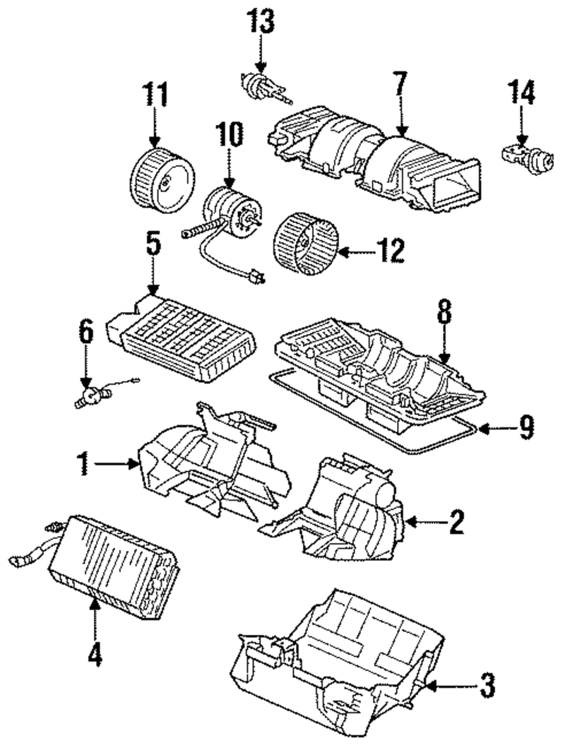 Genuine Porsche parts diagram