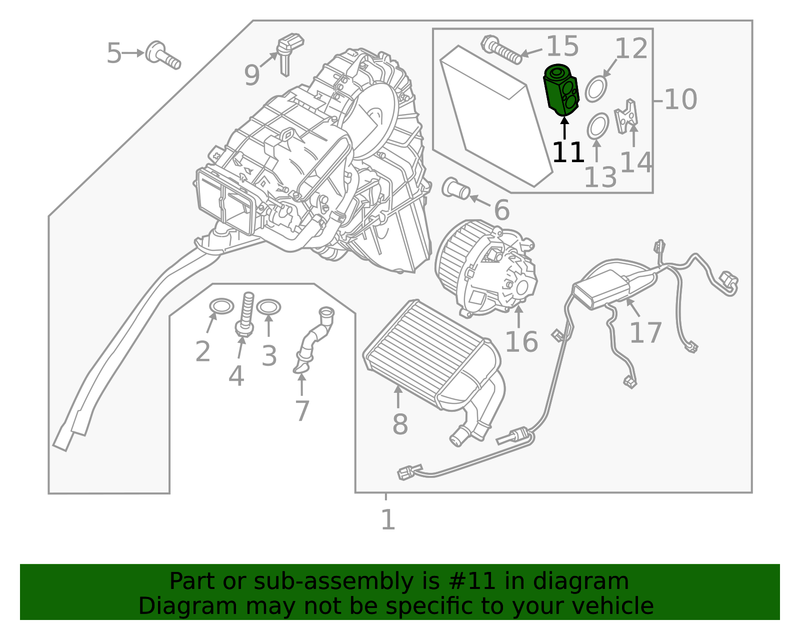 Genuine Porsche parts diagram