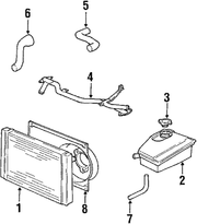 Genuine Porsche parts diagram