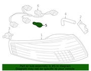 Genuine Porsche parts diagram