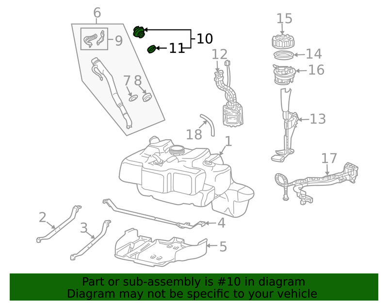 Genuine Porsche parts diagram