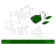 Genuine Porsche parts diagram