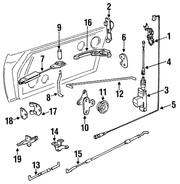 Genuine Porsche parts diagram