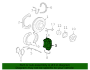 Genuine Porsche parts diagram