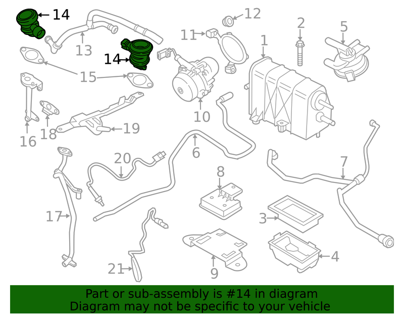 Genuine Porsche parts diagram