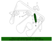 Genuine Porsche parts diagram