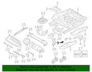 Genuine Porsche parts diagram