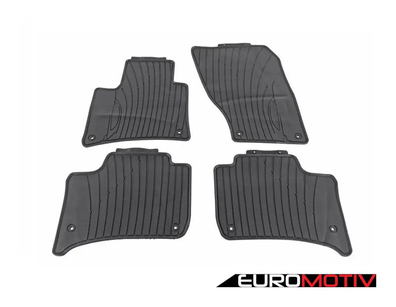 All Weather Floor Mat Set - Black