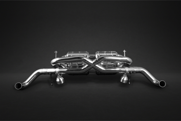 Audi R8 V10 (Post-Facelift: up to 2015) - X-Pipe Exhaust System (Incl. Remote) 02AU00803007