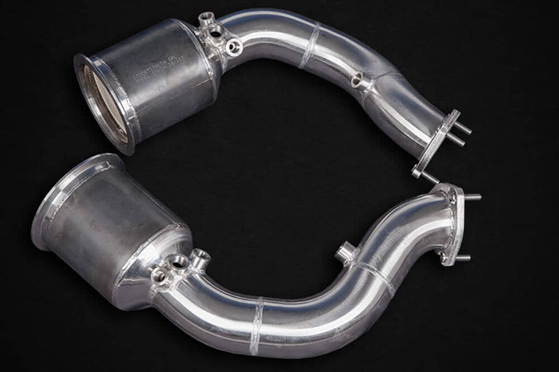 AUDI RS6/7 C8 – DOWNPIPES With 250Cell Catalytic Converters 02AU11903039
