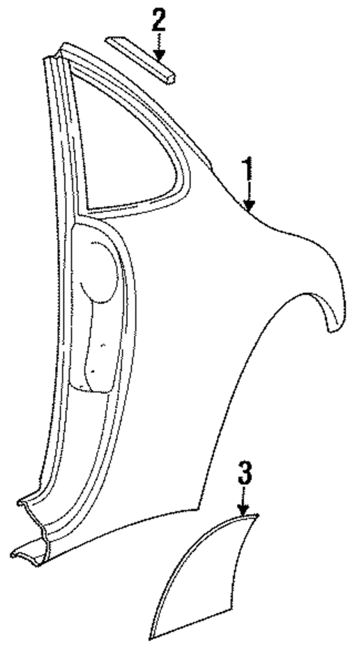 Genuine Porsche parts diagram