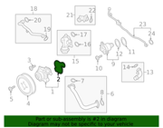 Genuine Porsche parts diagram