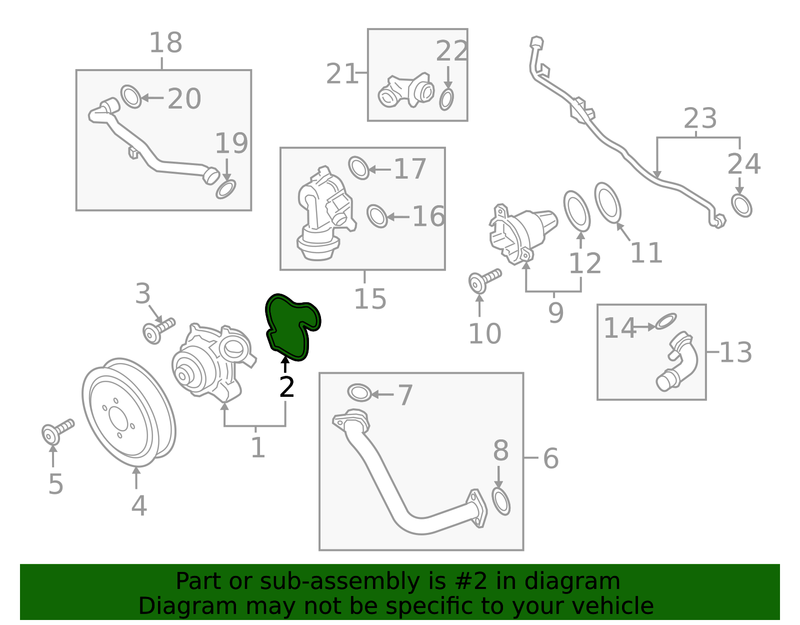 Genuine Porsche parts diagram