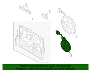 Genuine Porsche parts diagram