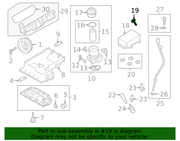 Genuine Porsche parts diagram