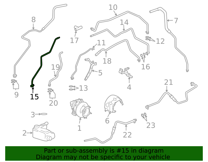 Genuine Porsche parts diagram