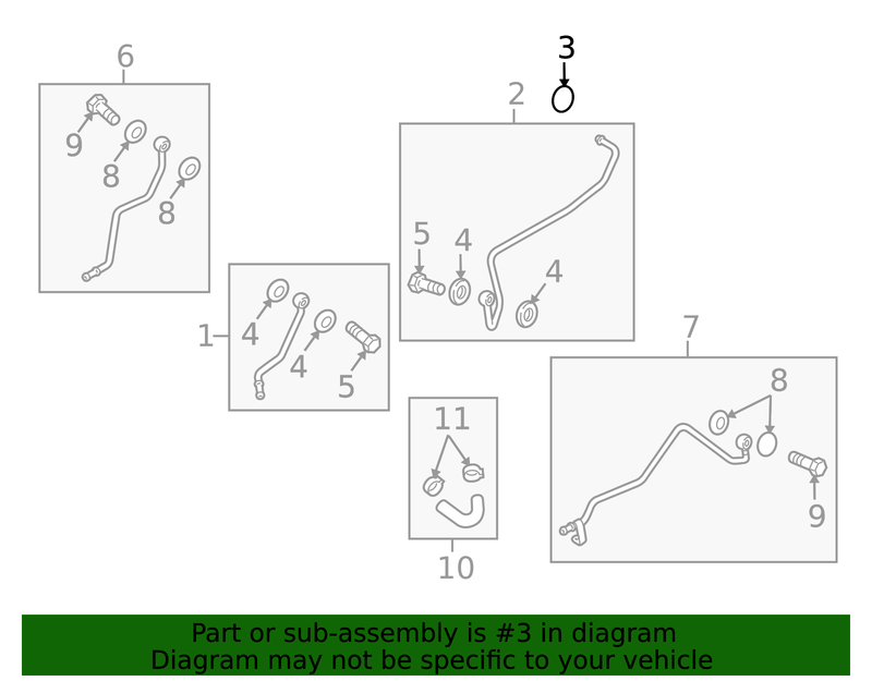 Genuine Porsche parts diagram