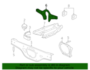 Genuine Porsche parts diagram