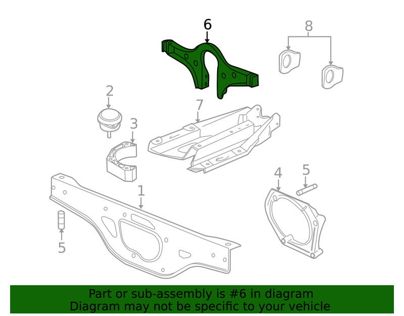 Genuine Porsche parts diagram