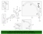 Genuine Porsche parts diagram