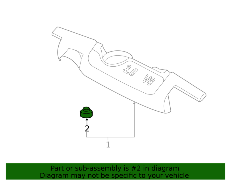 Genuine Porsche parts diagram