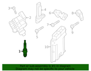 Genuine Porsche parts diagram