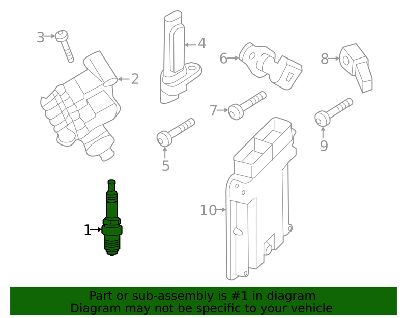 Genuine Porsche parts diagram
