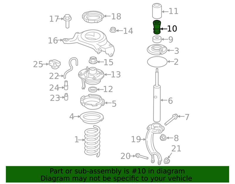 Genuine Porsche parts diagram