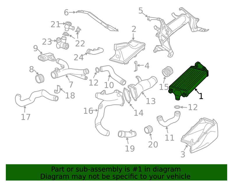 Genuine Porsche parts diagram