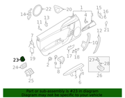 Genuine Porsche parts diagram