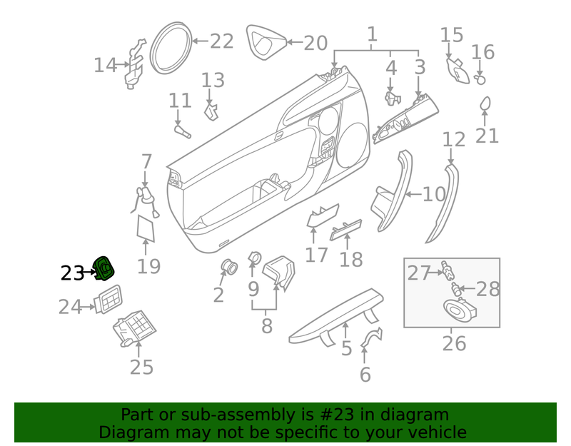Genuine Porsche parts diagram