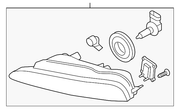 Genuine Porsche parts diagram