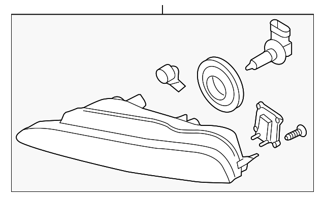 Genuine Porsche parts diagram