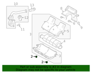 Genuine Porsche parts diagram