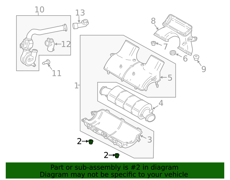 Genuine Porsche parts diagram
