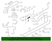 Genuine Porsche parts diagram