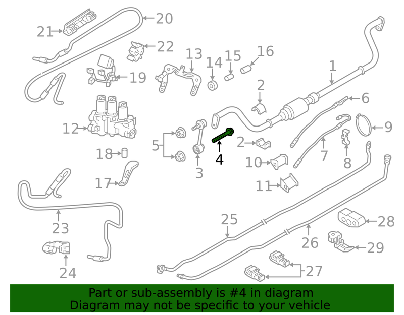 Genuine Porsche parts diagram