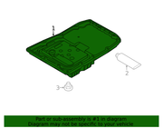 Genuine Porsche parts diagram