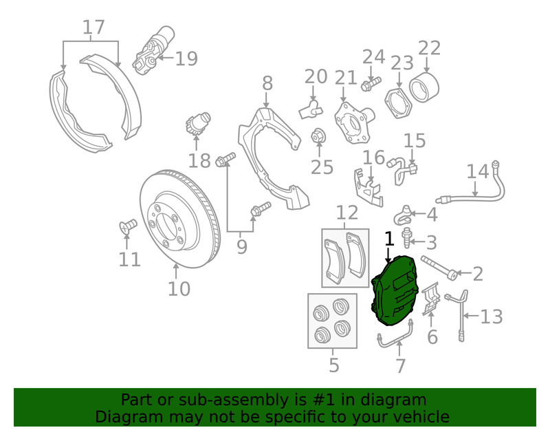 Part can be found as reference #1 in illustration