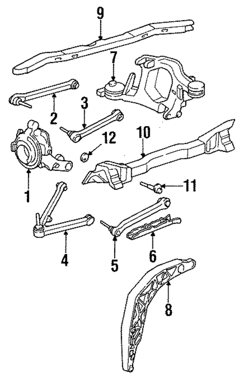 Genuine Porsche parts diagram