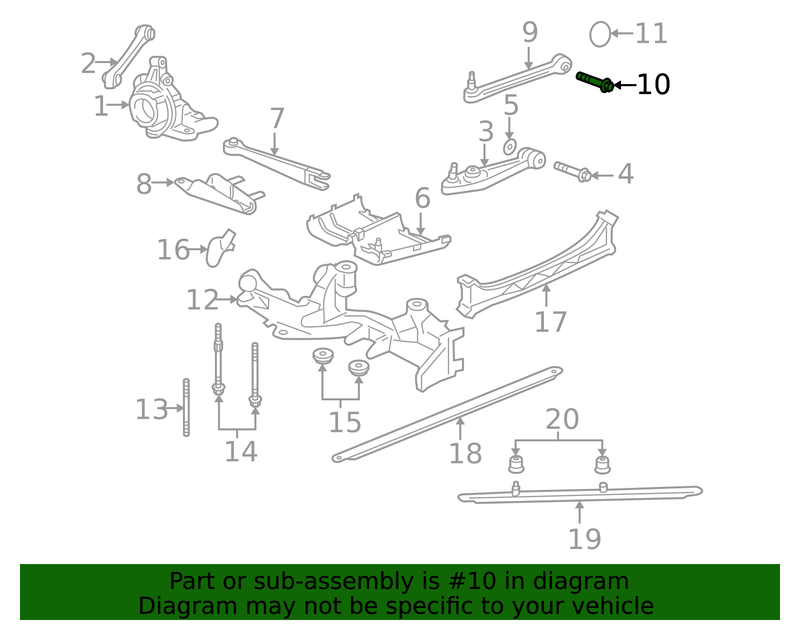 Genuine Porsche parts diagram
