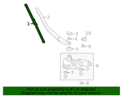 Genuine Porsche parts diagram